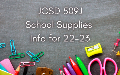 Jefferson County School District 509J providing basic school supplies for all students