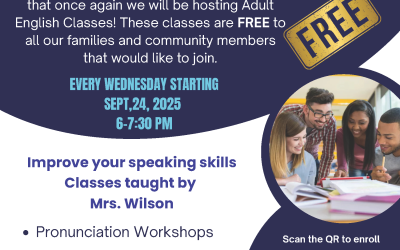 Free English Classes for 509J Families